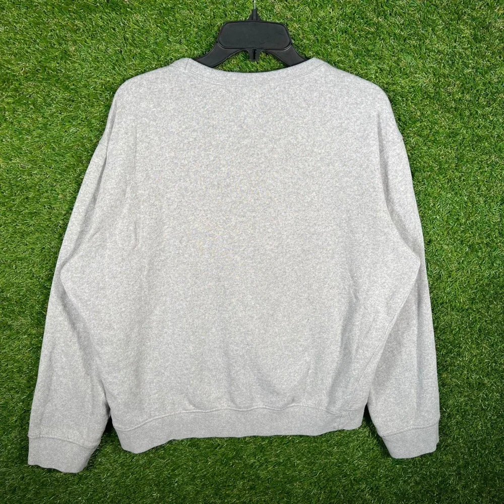Gap Original Spellout Crewneck Sweatshirt Mens Medium Gray Pullover
